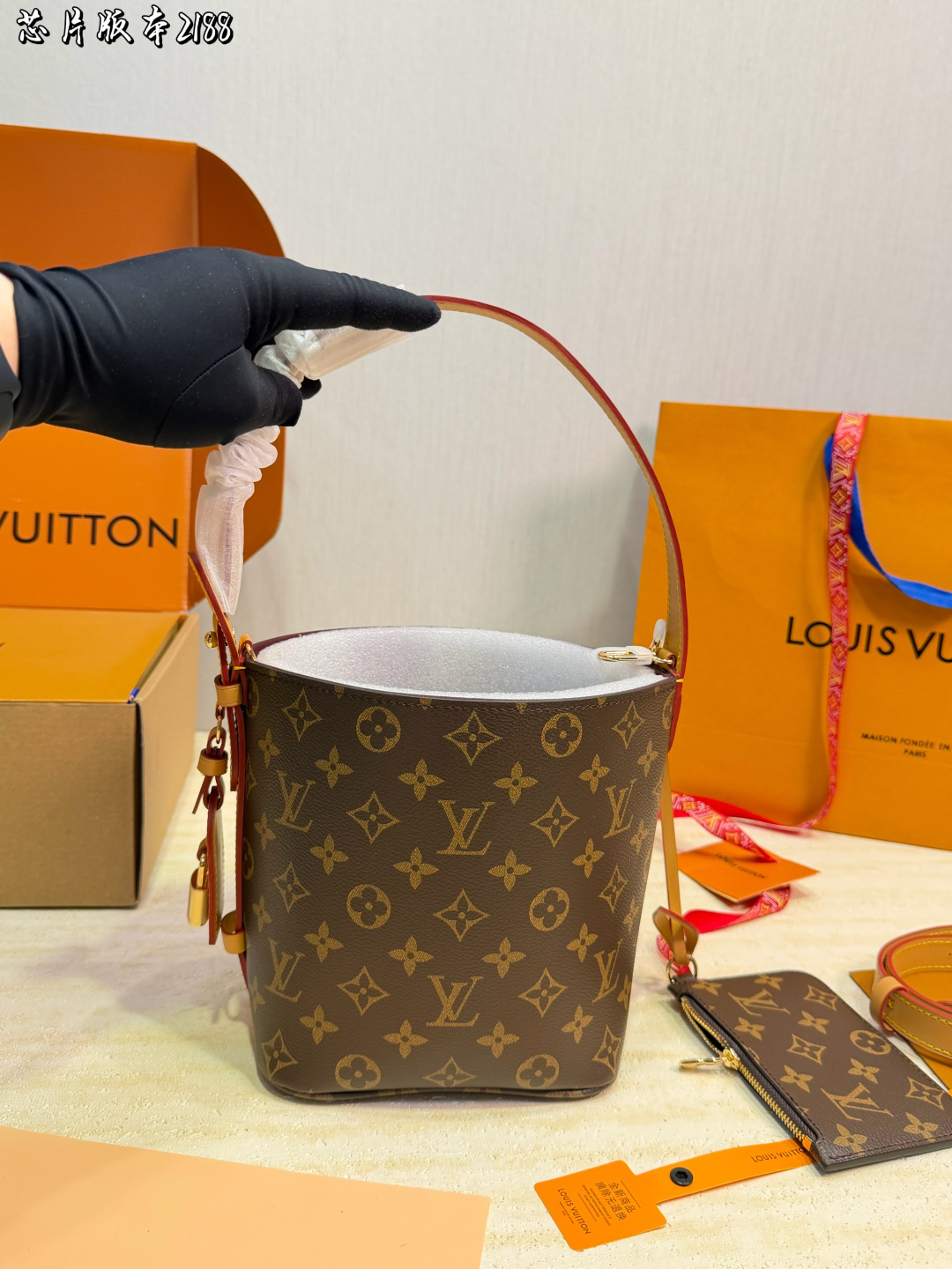LV All In Bb Bucket Bag Monogram Canvas 2